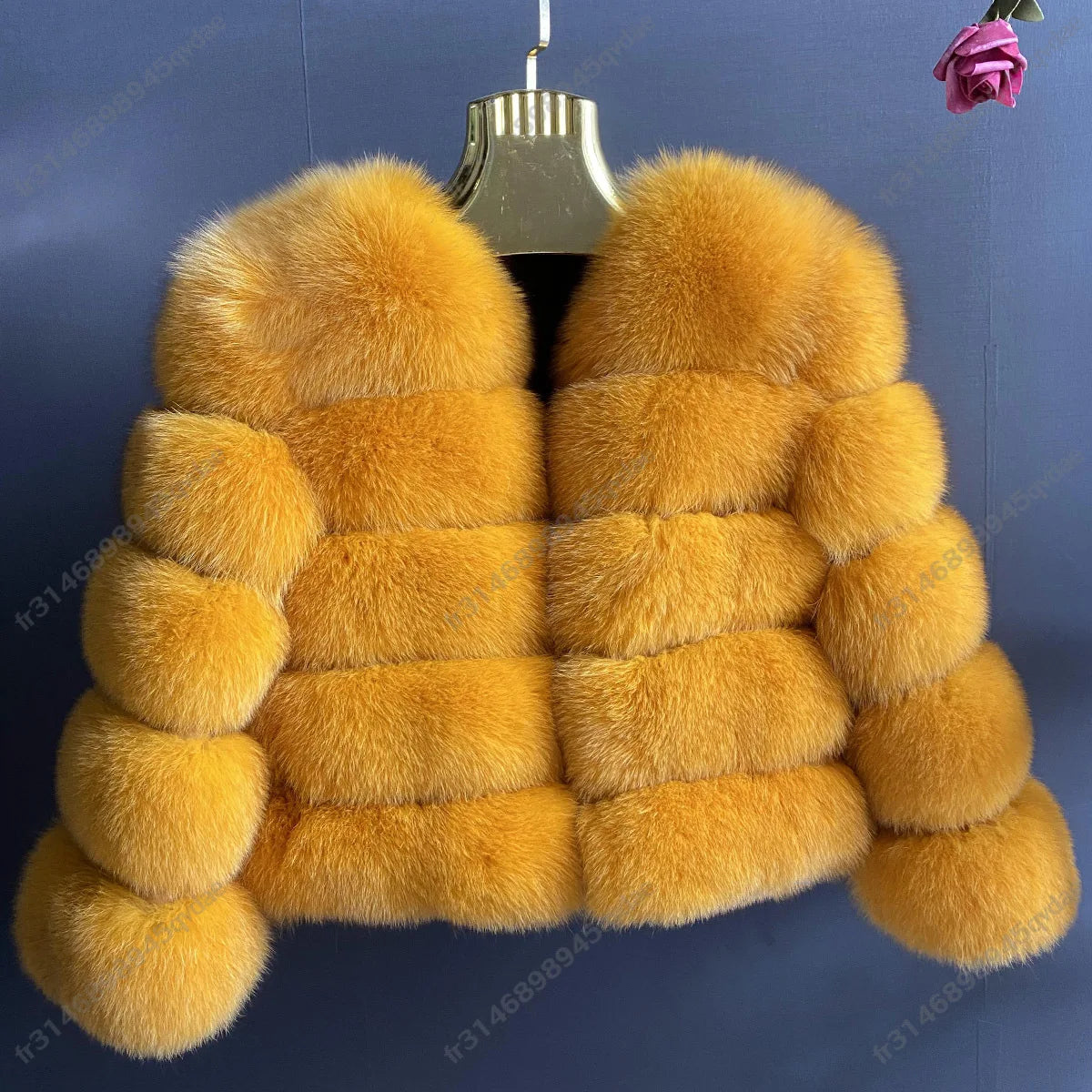 Damen Pelzmantel Damen Fuchspelzmantel Natürlicher Fuchsmantel Damen Werbeartikel Original echte europäische und amerikanische Modelle