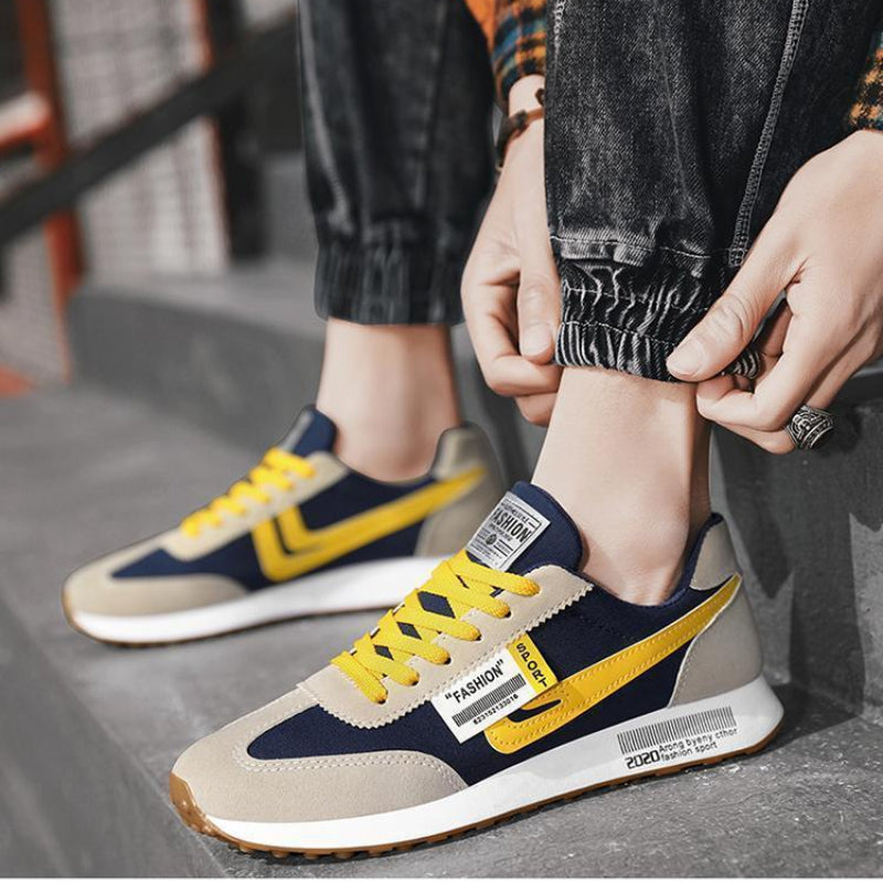 Männer Kausalen Licht Mode Turnschuhe Mann Herbst Neue Spitze-up Wohnungen Im Freien Mesh Atmungsaktive Casual Schuhe Zapatillas De hombre