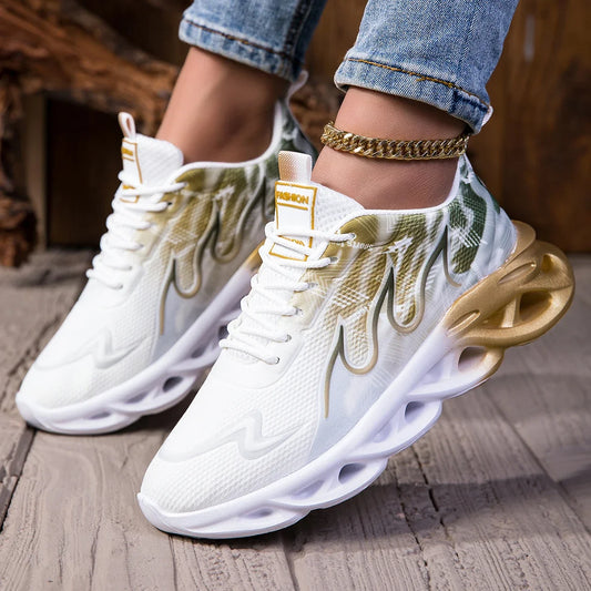 YRZL Womens Sneakers Lightweight Summer Woman Casual Sports Shoes Men Breathable Jogging Trainers Walking Tenis Ladies Shoes.