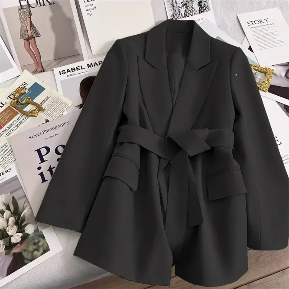 Blazer für Damen, Frühling und Herbst, neu in der Oberbekleidung, Bürodame, modische Blazer, lockere Passform, Damenbekleidung, Mäntel, Damenjacke