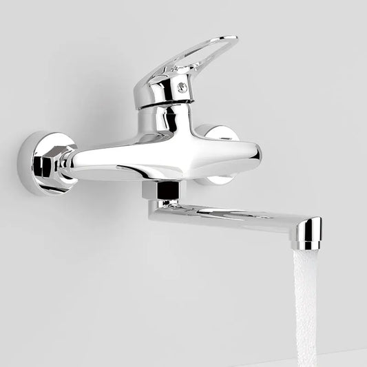 Kitchen Faucet Mixers Wall Mounted Single Handle Mixer Tap Sink Faucet Rotation Hot Cold Water Mixer Mop Pool Tap Basin Faucet
