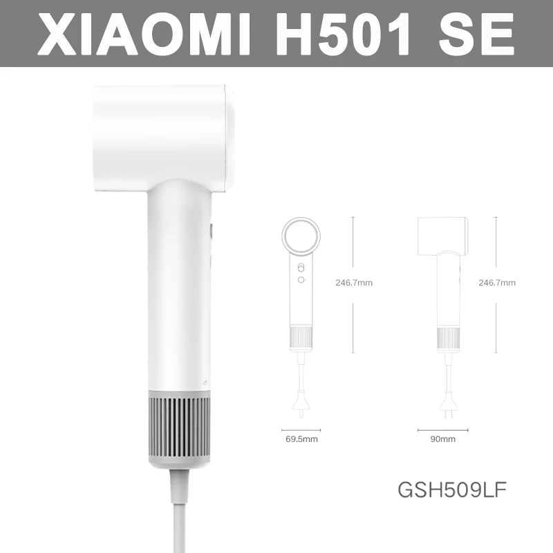 2024 Xiaomi Mijia Hair Dryer H501SE Strong Wind Power, Compact Size, Efficient And Quick Drying, Low-Pitched Noise Reduction