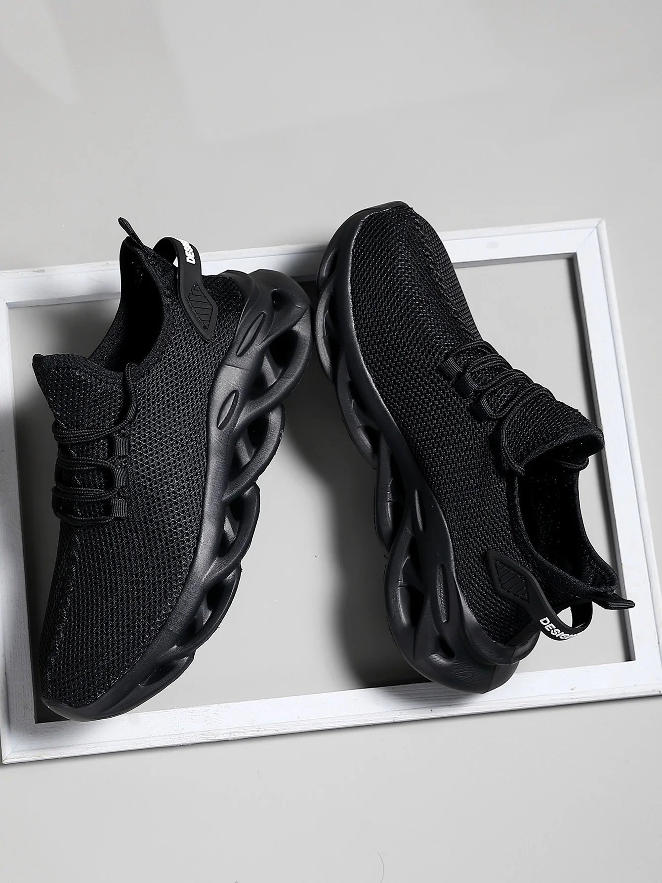 Männer Sport Laufen Schwarz Jogging Schuhe Casual Turnschuhe Braun Outdoor Atmungsaktive Mesh Frauen Licht Stoßdämpfung Schwarz Tennis