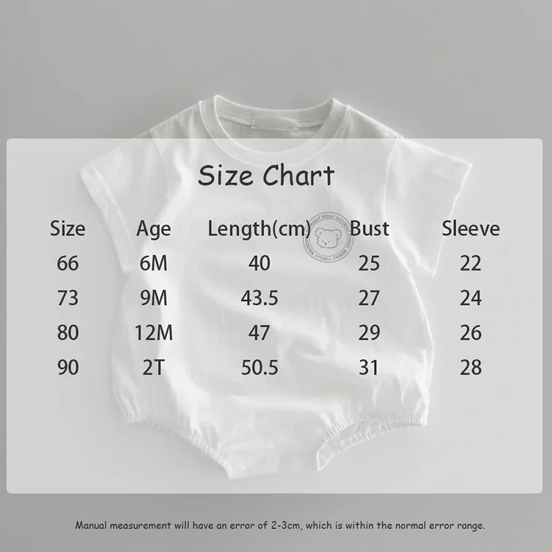 0-2Y Sommer Baby Body Niedlichen Cartoon Gedruckt Einteiliges für Kleinkinder Mädchen und Jungen Baby Kleidung Kleinkind Kurzarm Overall