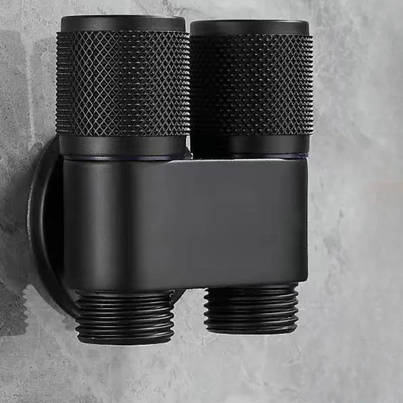 One In Two Washing Machine Faucet All Copper Valve Double Control Toilet Faucet Fully Automatic Detachment and Water Stop