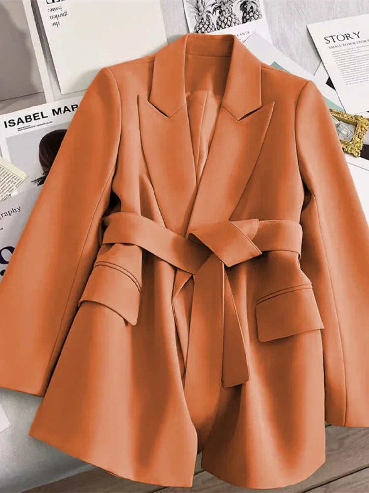 Blazer für Damen, Frühling und Herbst, neu in der Oberbekleidung, Bürodame, modische Blazer, lockere Passform, Damenbekleidung, Mäntel, Damenjacke