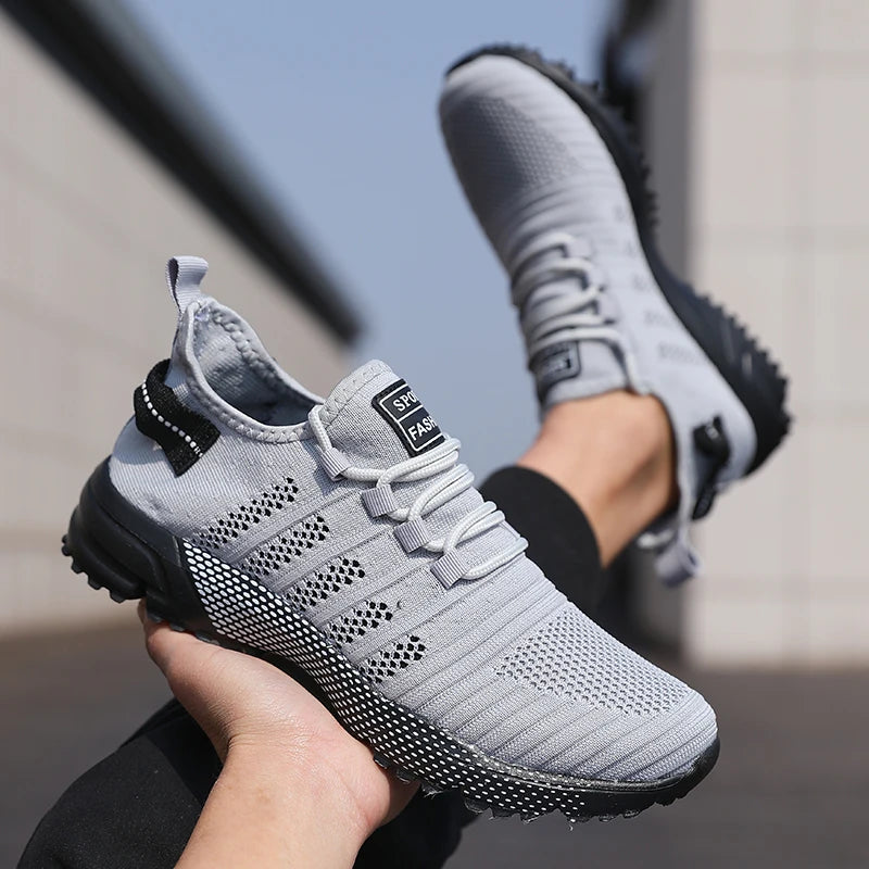 Männer Casual Turnschuhe Mesh Leichte Atmungsaktive Weiche Sohlen Laufschuhe Slip-on Männlichen Wohnungen Müßiggänger Schuh Trainer Zapatos hombre