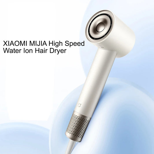 XIAOMI MIJIA High Speed Water Ion Hair Dryer,Water Ion Care,57° Intelligent Temperature Control,220V CN Version (With Adapter).