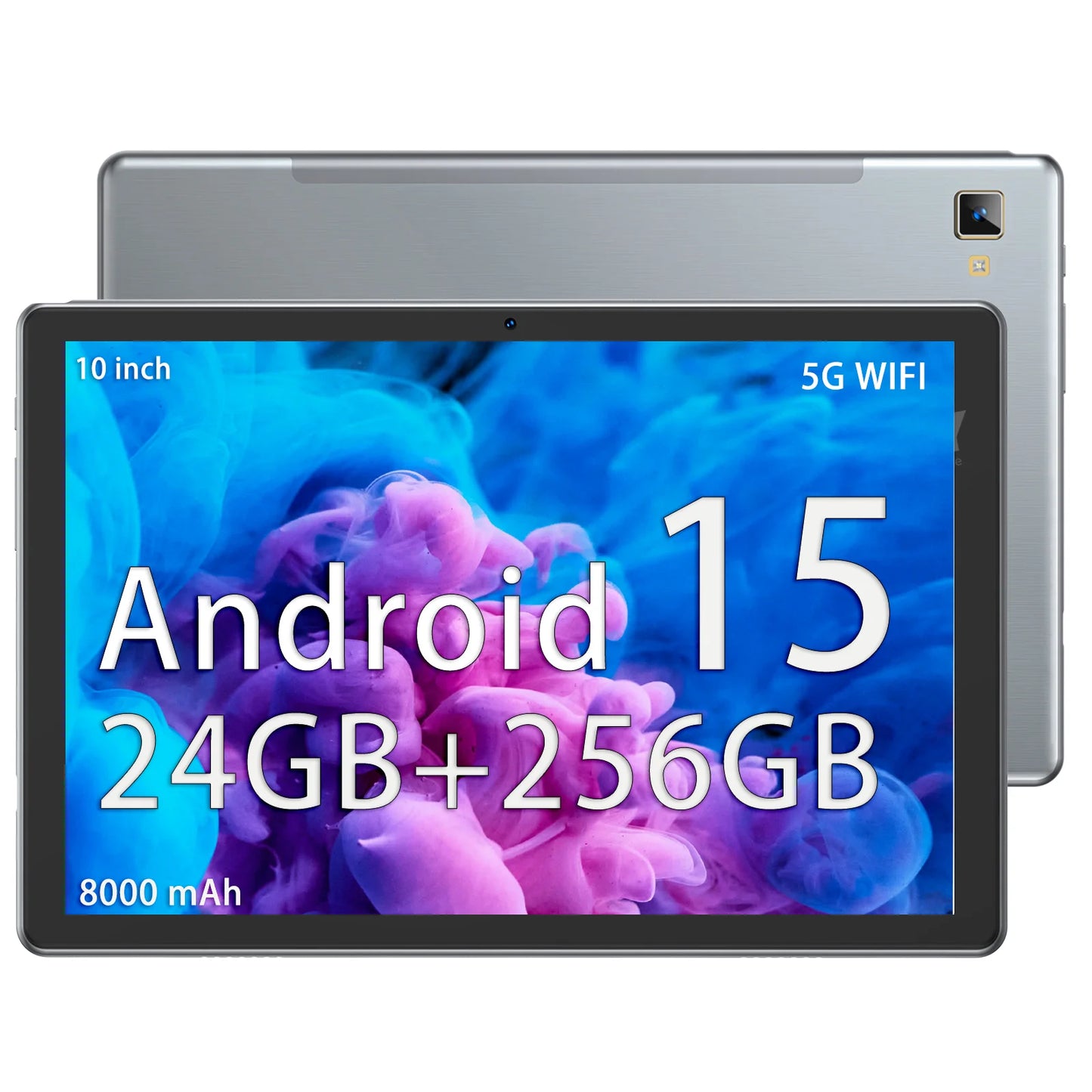 XGODY P60 Pro Android 15 256GB Tablet PC 10 Zoll ultra-klares 90Hz Display 24GB(8+16) 256GB 8000mAh Akku Tablet.