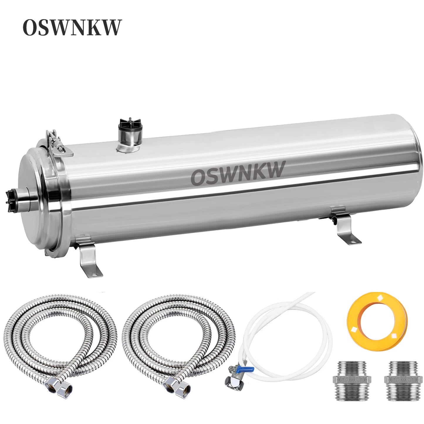 Large flow PVDF whole house ultrafiltration water purifier 0.01um pre-filter SUS304 service life 5 years.