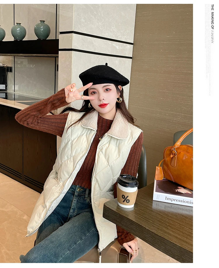 2025 gestrickte Pullover Dicke Warme Rollkragenpullover Frauen Tops Gefüttert Pullover Herbst Winter Streetwear Jersey Strickwaren Jumper