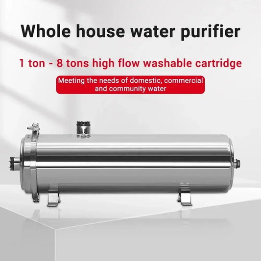 DIVEDEER Water Purifier Filtration Purification Soften Ultration Water Filter 0.01um SUS304 Whole House Water Purifier PVDF.