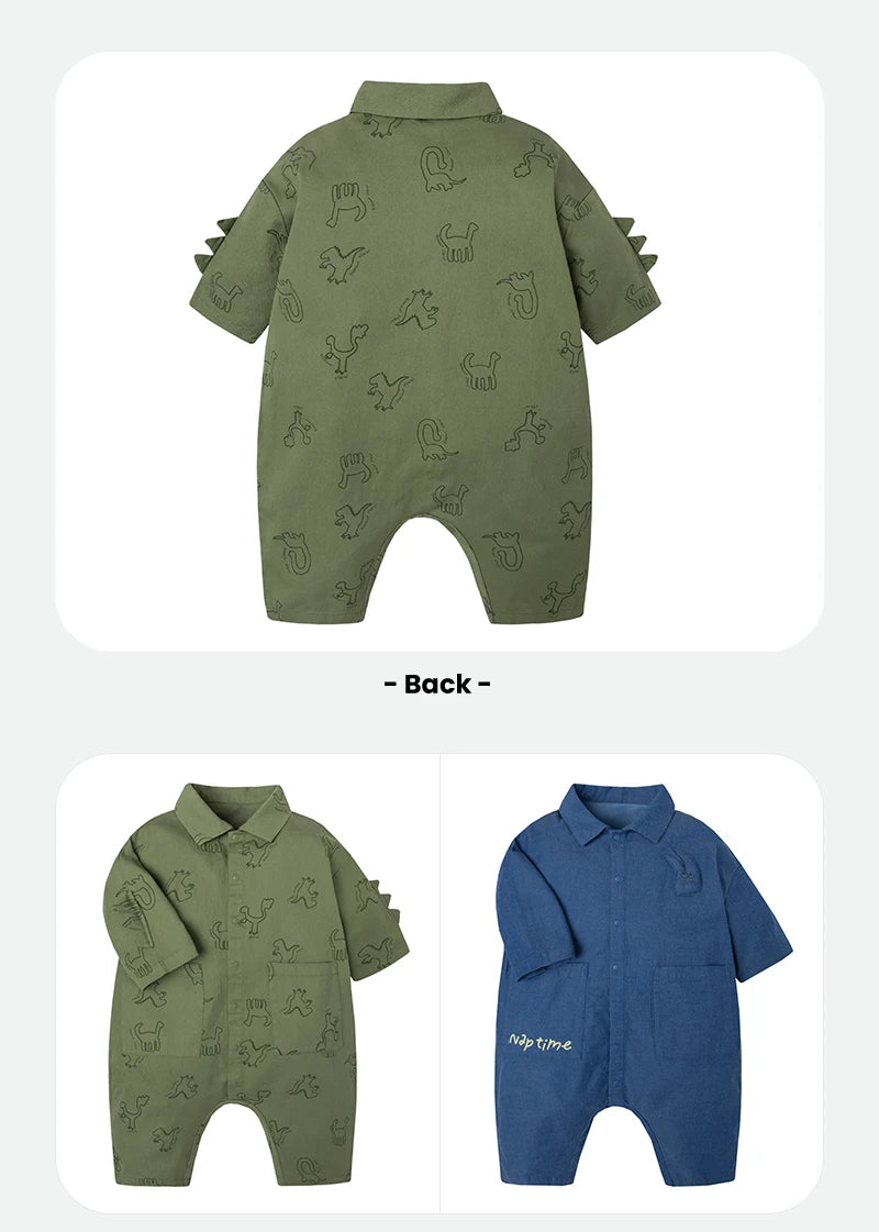 Mini Bala Outdoor Einteiliges Strampler-Set für Babys, Kinder-Arbeitskleidung, Krabbelanzug, Overall, Neu im Herbst und Winter 2024