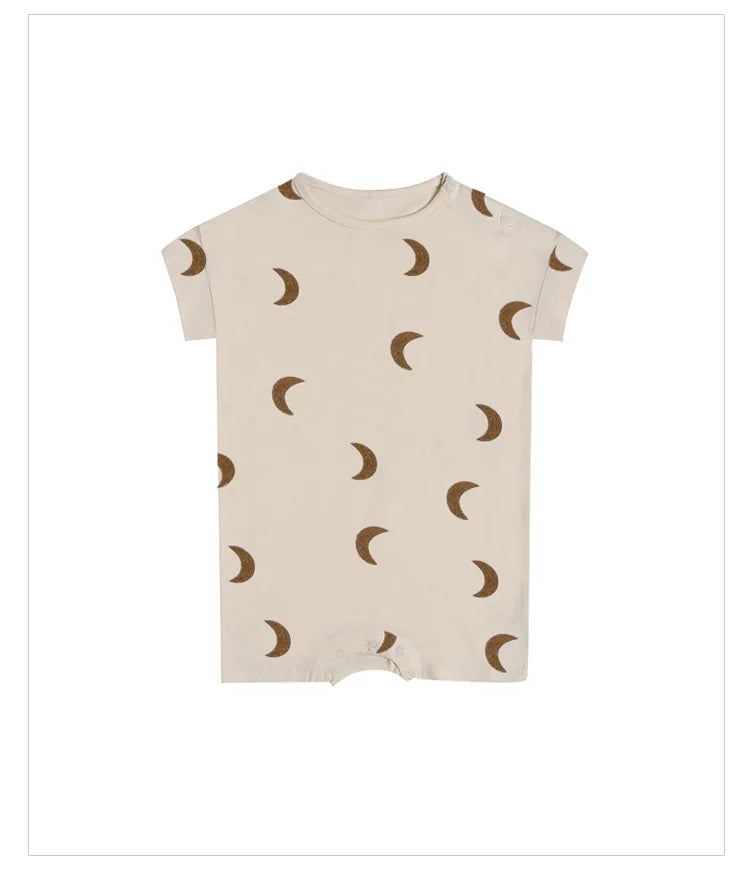 0-24M Newborn Kid Baby Jungen Mädchen Kleidung Drucken Baumwolle Romper Nette Süß Einem Stück Overall Sommer Neue geboren Outfit