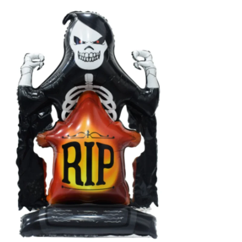 2025 Halloween Große Stehende Ballonbasis Skelett Kürbis Geisterbaum Halloween Aufblasbare Luftballons Partydekorationen Zubehör