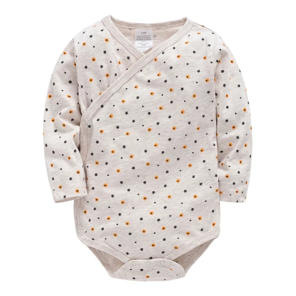 Honeyzone Baby Boy Bodysuit O-Neck Cartoon Print Neugeborene Baumwolle Kleidung ein Stück weiches Design Kinder Kostüm.