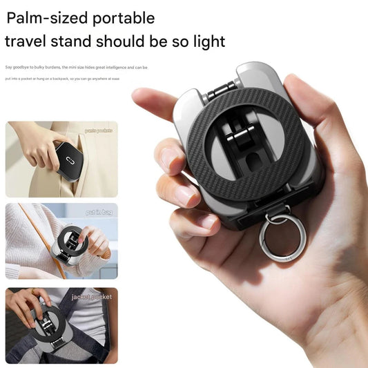 2026 Magnetic Phone Holder Airplane High Speed Rail Stand Portable Desktop Multi functional Travel Fitness Vlog Kitchen Live.