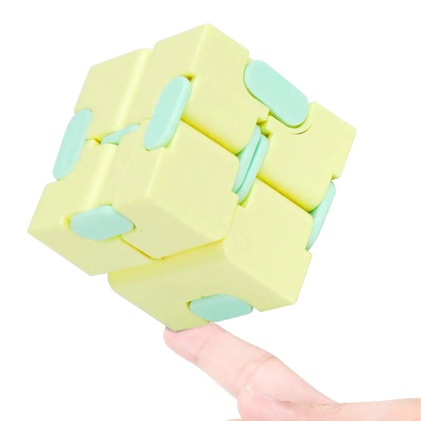 Infinity Cube Fidget Sensory Toy Mini Puzzle Cube Toy Stress Anxiety Relief Magic Puzzle Flip Toy for ADHD Autistic Kids Adult.