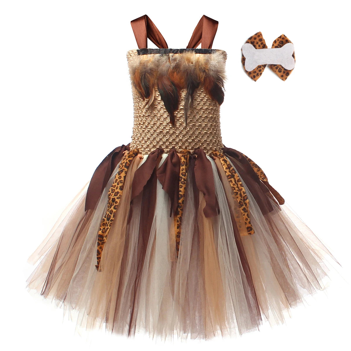 Höhlenmädchen-Kostüm für Kinder, Halloween-Tutu-Kleid, wilder Mann, Baby, Cosplay, Geburtstag, Dschungel, Karneval, Party, Kleider, ausgefallenes Tutus-Outfit