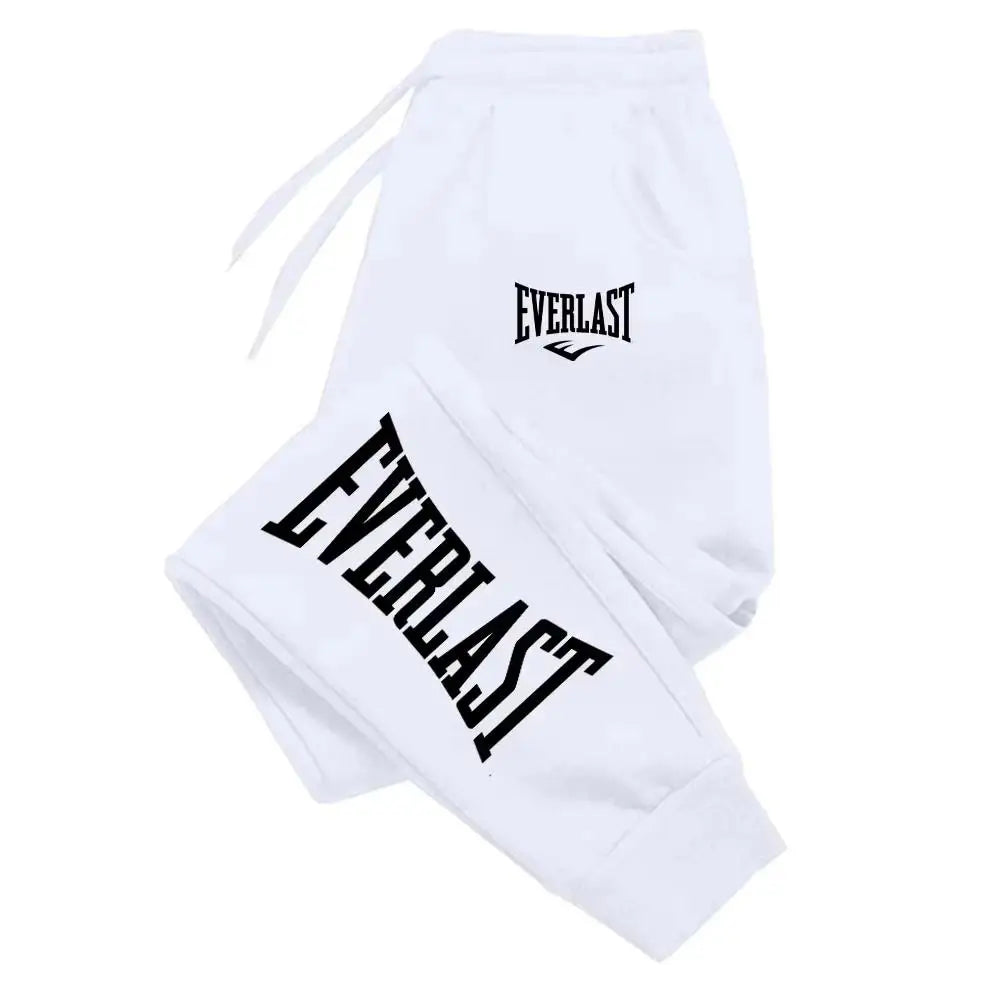 2025, Hosen, Fleece, Streetwear, Sport, übergroße Jogger-Trainingshose, EVERLAST, Herren- und Damen-Jogginghose, Laufen, 2025, Kleidung