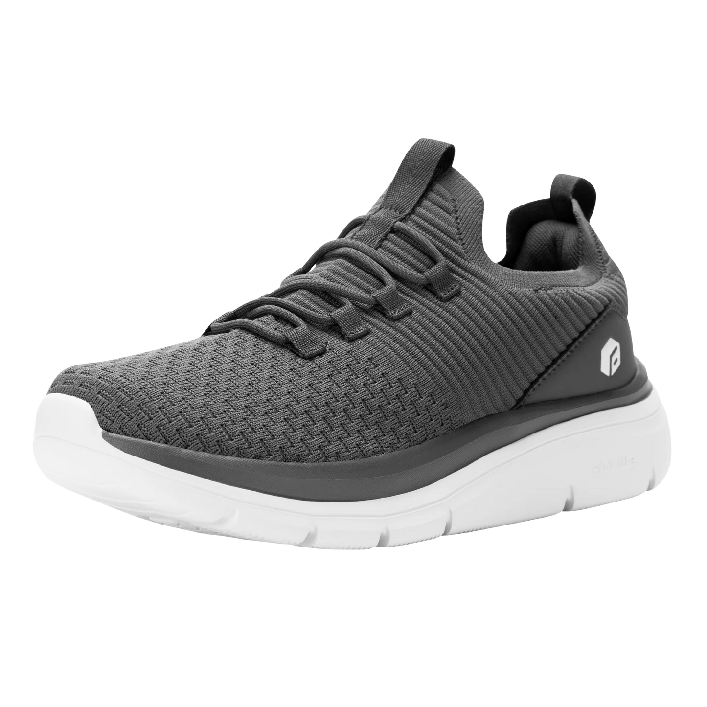 FitVille Herrenschuhe zum Hineinschlüpfen, leichte, breite Breite für Plattfüße, Plantarfasziitis, Fersenschmerzlinderung