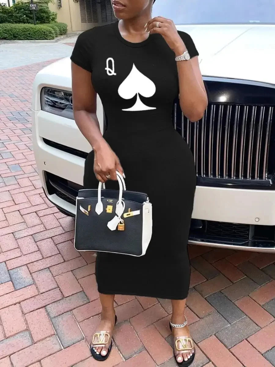 Frauen Sexy Lange T-shirt Kurzarm Sommer Plus Größe Schwarz Kleid Schwarz Print T-shirts kleid Mode Weißes T-shirt Cas