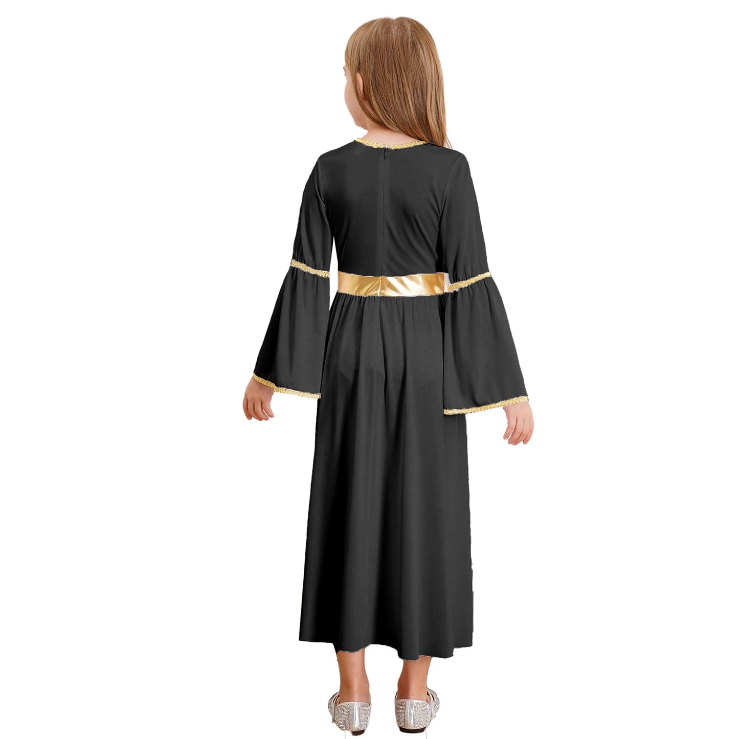 Kinder Mädchen Engel Kostüm Weiß Griechischer Gott Robe Halloween Cosplay Kleid Rollenspiel Karneval Performance Kleid mit Flügeln Dress Up