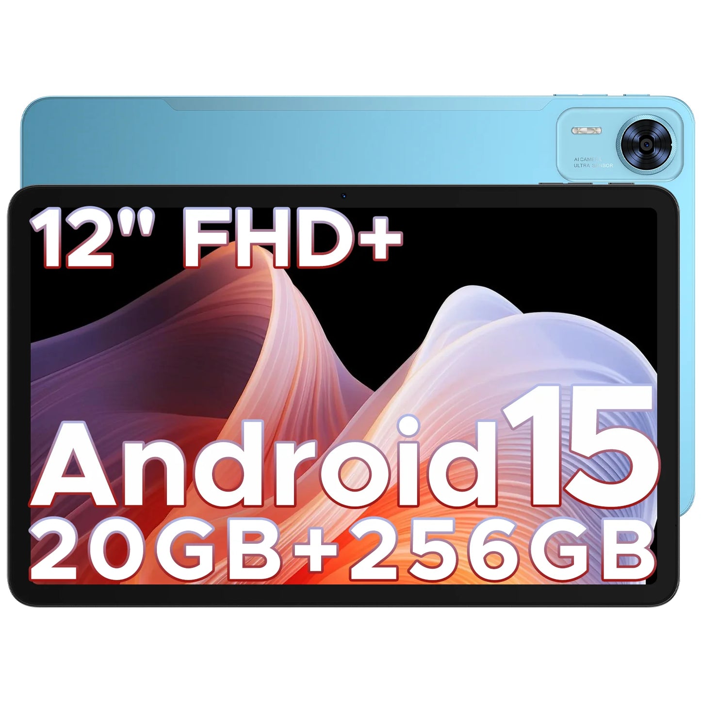 DOOGEE T36 Smart Tablet PC Android 15 12'' Display 32GB RAM (8GB+24GB) 256GB Unisoc T620 Octa Core 8800mAh Battery Widevine L1