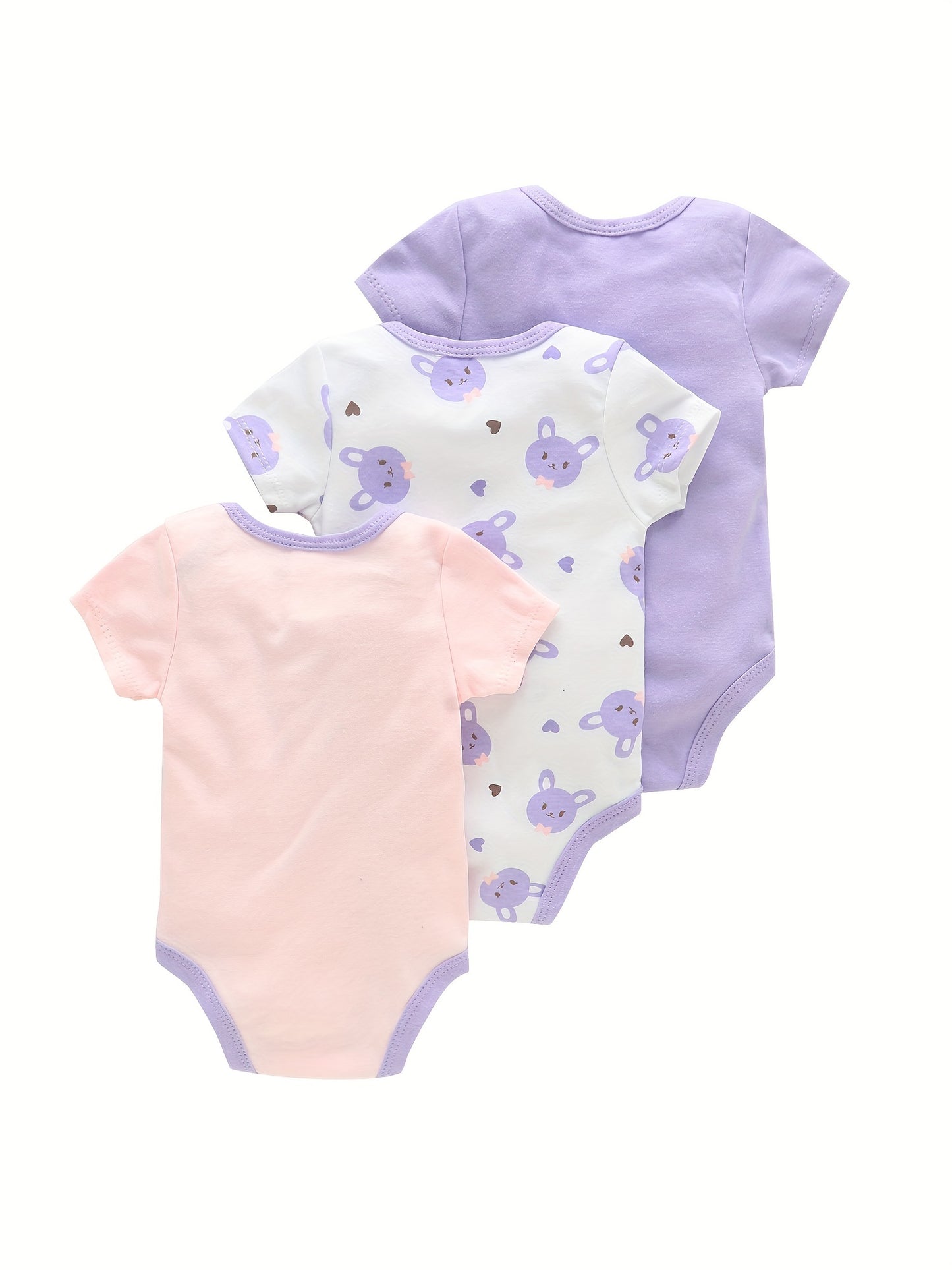 3PCS Infant Baby Nette Grafik einteilige Kleidung Für Jungen Und Mädchen, Neugeborenen Reine Baumwolle Sommer Strampler neugeborene kleidung