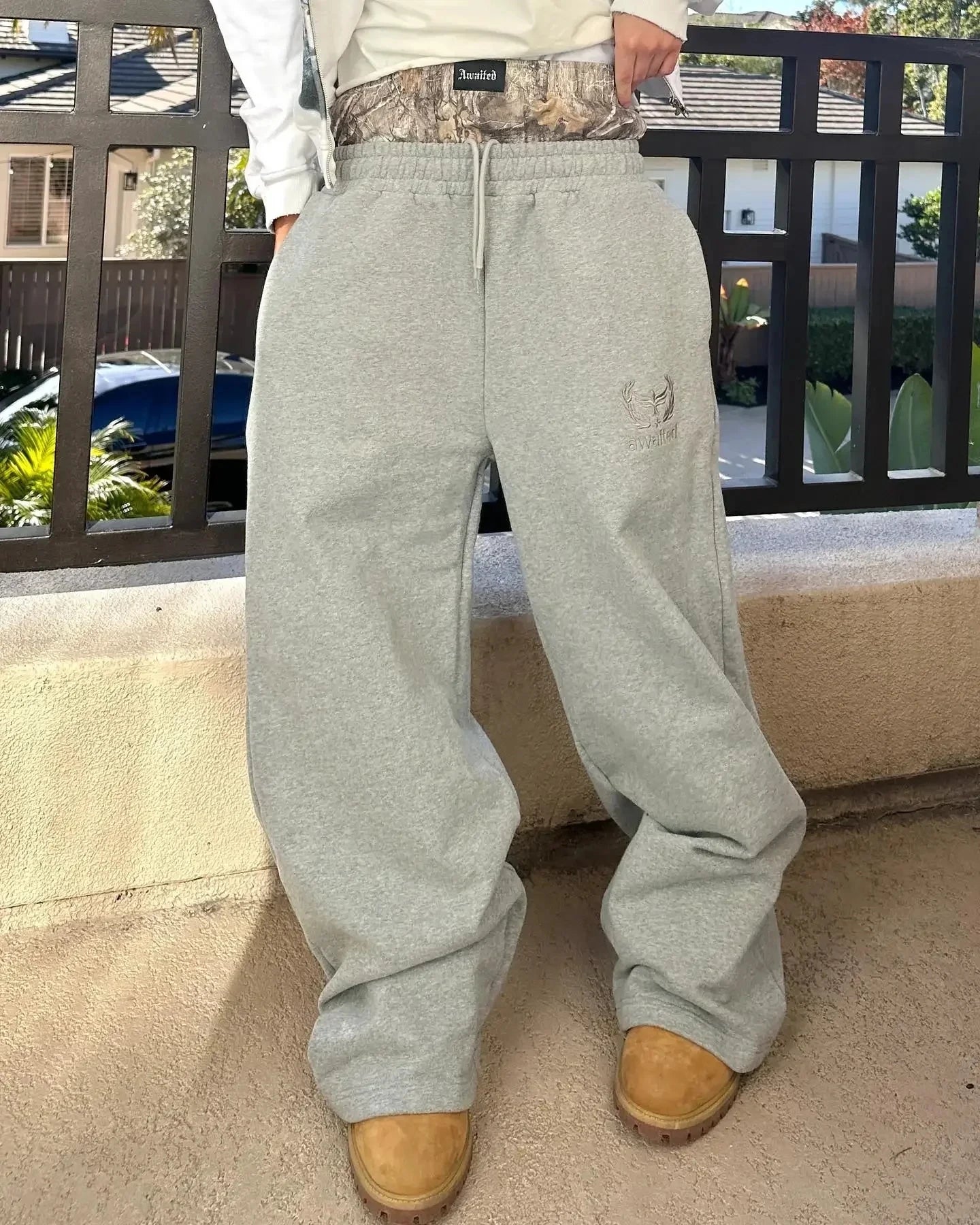 Y2K Retro Gerade Hosen Trainingsanzug Streetwear Hosen Personalisierte Hose Bein Zipper Stickerei Hip Hop Casual Jogger Männer Hosen