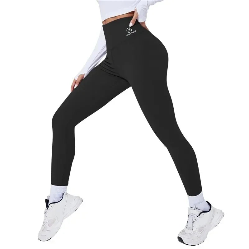 1pc Frauen Hohe Taille Yoga Leggins Gym Sport Strumpfhosen Frau Laufhose Sexy Butt Hebe Leggings Gym Fitness Push-Up leggins 