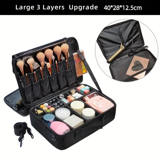 New Oxford Cloth Makeup Bag For Women Waterproof Large Capacity Travel Cosmetic Case.