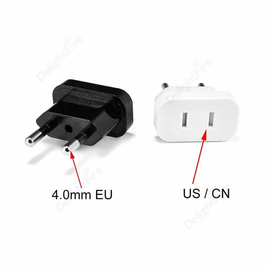 1 stücke Power Stecker Adapter UNS Zu EU Euro Europa Stecker Power Stecker Konverter Reise Adapter China CN zu EU Adapter steckdose.