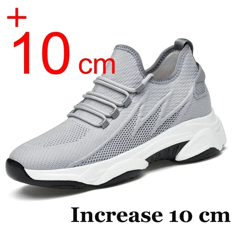 Zunehmende Herren-Turnschuhe, lässige Erhöhungsschuhe, 8 cm Höhenerhöhungsschuhe für den Sommer, atmungsaktive 6 cm Aufzugsschuhe