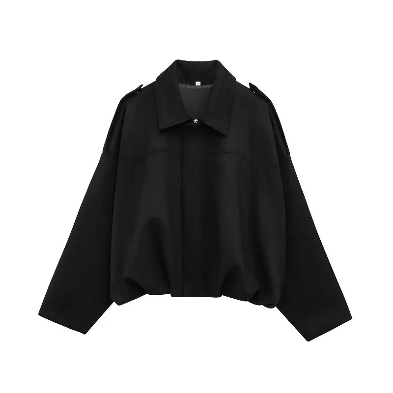 MUJER 2025, Wildleder-Bomberjacken für Damen, Oberbekleidung, übergroße Jacke, Damen-Streetwear, Reißverschluss, Damenmäntel, gepolsterte Varsity-Jacken