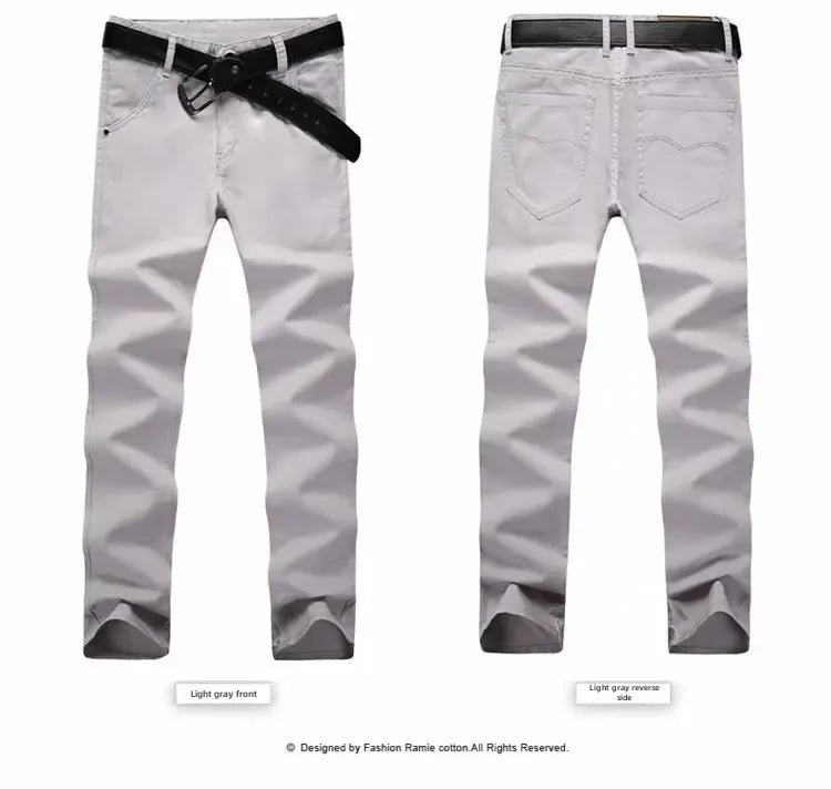 Frühling Sommer männer Hosen Farbe Gerade Bein Hosen Jugend männer Tragen Koreanischen Stil Slims Glättet Silhouette Dünne handel Hosen