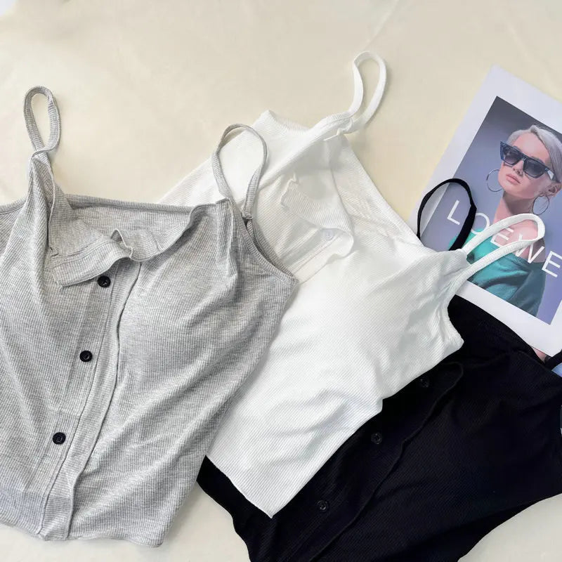 Conjuntos De Pijama Neue Sexy Baumwolle Sling Top Shorts Set Bh Pad Sommer Nachtwäsche Pyjamas Für Frauen Hause Tragen Nachtwäsche Anzug