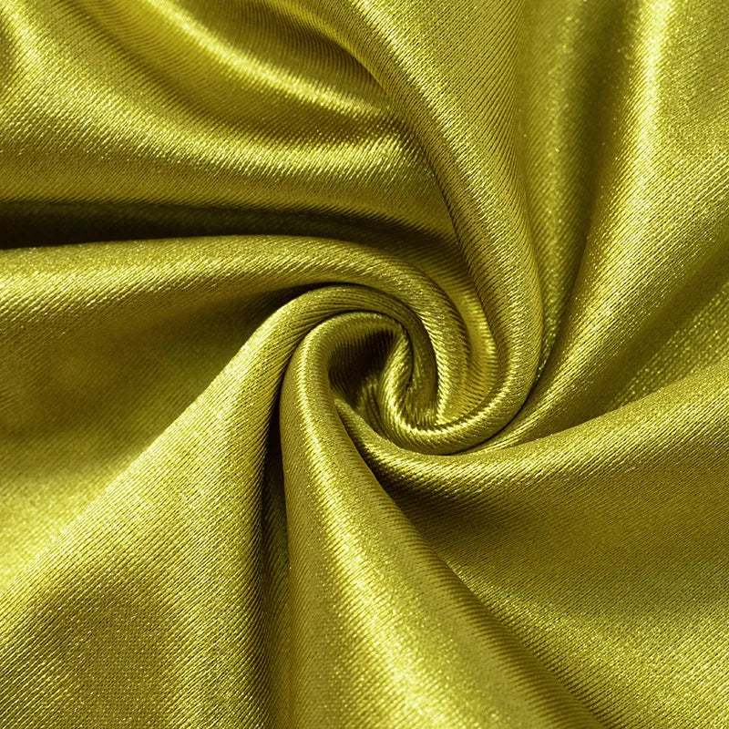 2025 Autumn Stain Long Solid Color Skirt Women Elegant High Waist Side Split Maxi Skirts Party Sexy Clothes for Female