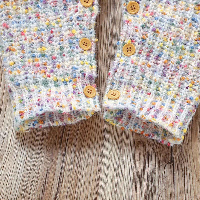 Winter Baby Mädchen Strampler Herbst Rundhals Langarm Gestrickte Neugeborenen Ein Stück Overalls Outfits 0-18m Kleinkind kleidung