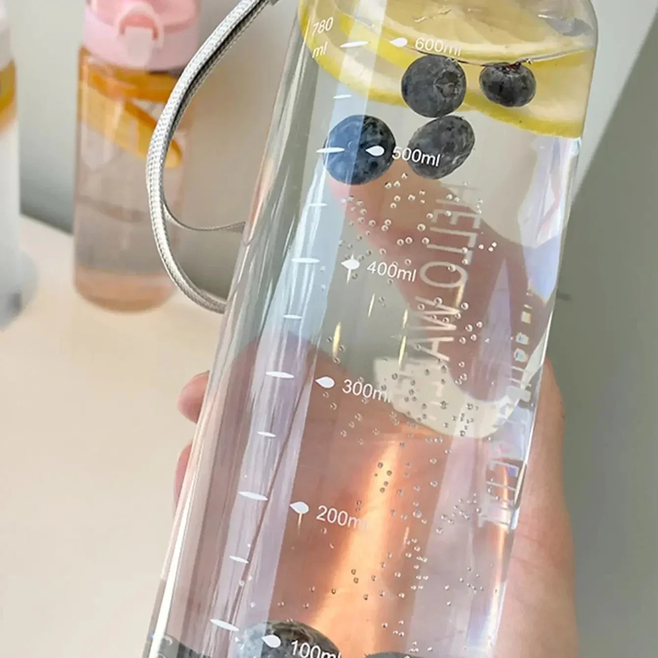 1pc-Large Capacity Portable Drinking Water Bottle Tea Cup Outdoor Sports Camping Equipment for Spring and Summer.