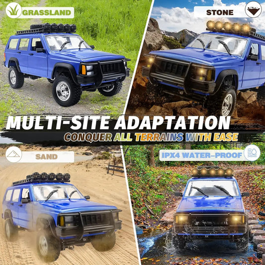 1:12 MN78 4WD Off-Road RC Car 2.4G Full Scale MN Model Cars RTR Version 280 Motor Real Proportional Copy Toy Remote Control Car.