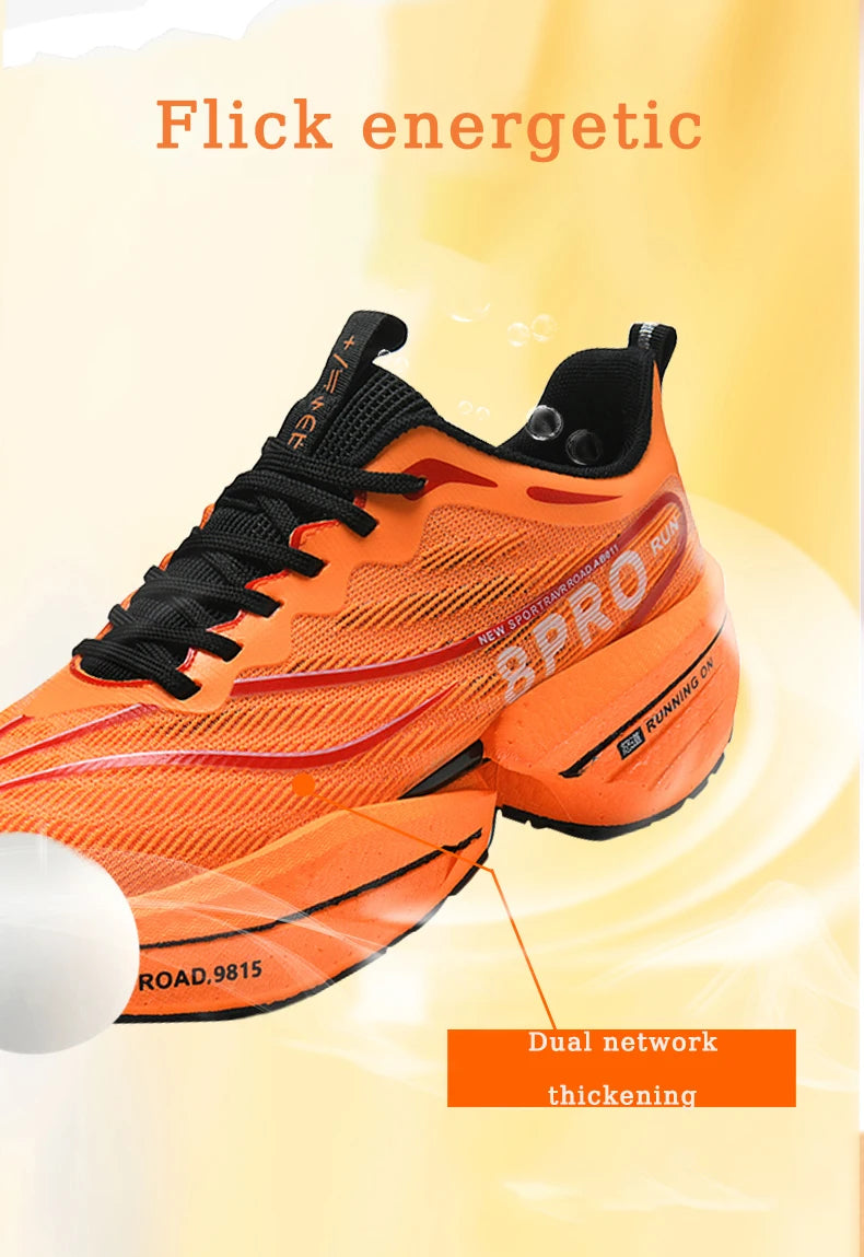 Neue männer Turnschuhe Hohe Qualität Carbon Platte Laufschuhe Stilvolle Atmungsaktive Casual Sportschuhe Männliche Trainer Tennis Schuhe