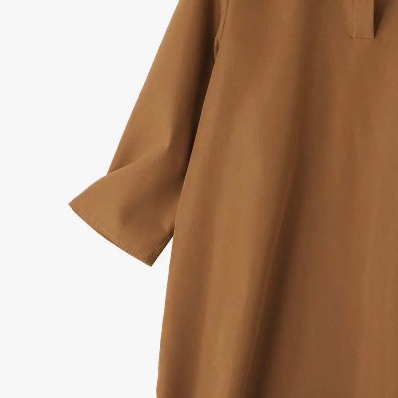 Zanzea Mode Frühling Revers Hals 3/4 Ärmel solide Kaftan Sommerkleid elegante Frauen langes Hemd Kleid Robe Femme Arbeit Party Vestido