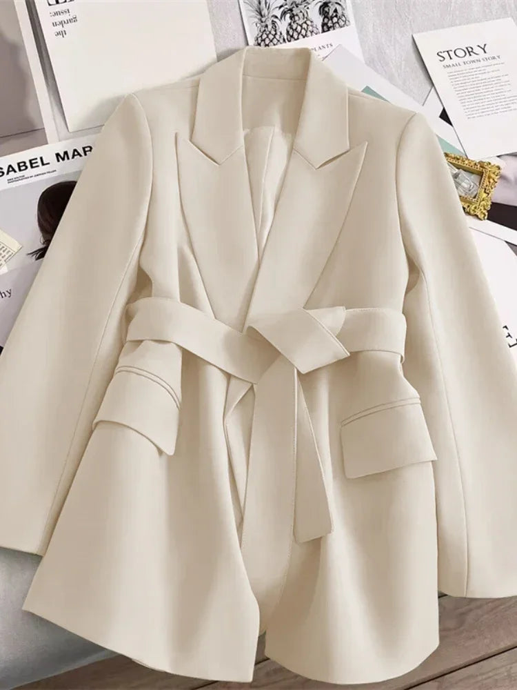 Blazer für Damen, Frühling und Herbst, neu in der Oberbekleidung, Bürodame, modische Blazer, lockere Passform, Damenbekleidung, Mäntel, Damenjacke