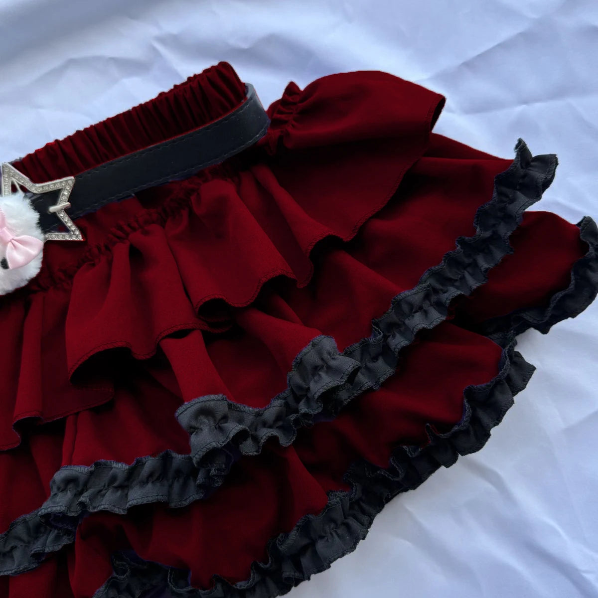 Y2K Spicy Girl Subculture Punk Girl Anti exposure Half length Skirt Harajuku Style Trend Pumpkin Short Skirt Cake Puff Skirt.