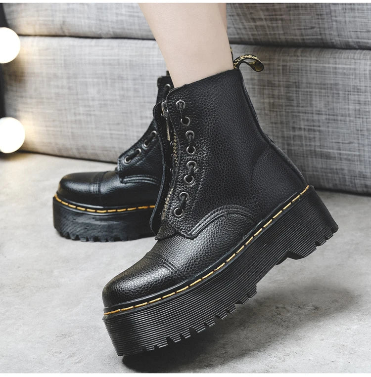 Women's Platform Chelsea Boots Height Increase Chunky Heel Ankle Boots Stretch Fabric Anti Slip Sole Comfor Fall Winter Boot