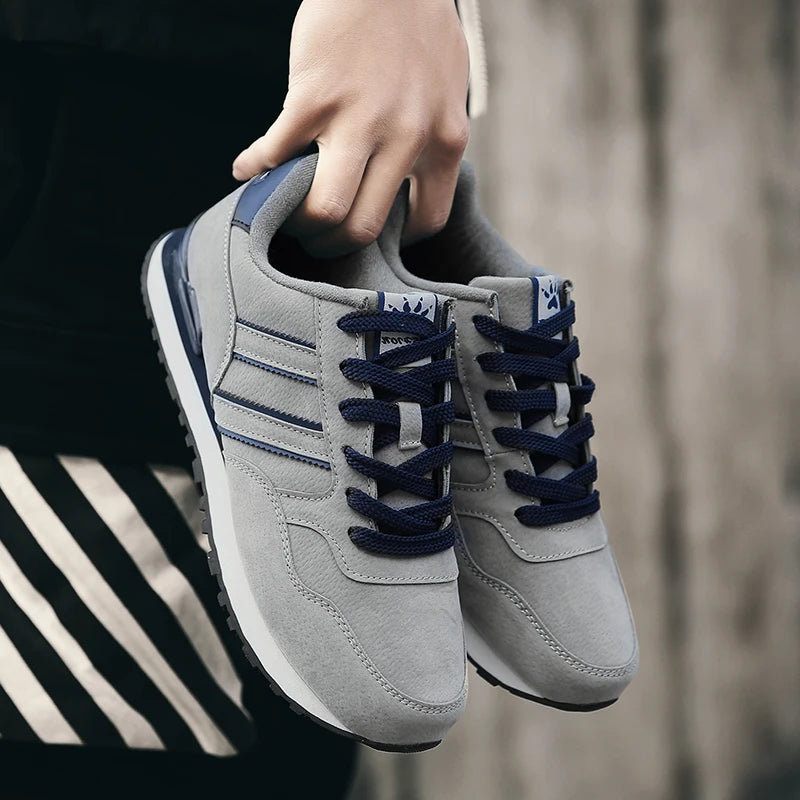Künstliche Leder Männer Casual Schuhe Männlichen Frühjahr Männer Casual Licht Schuhe Sneakers Lac-up Wohnungen Atmungsaktive Freien Sapato