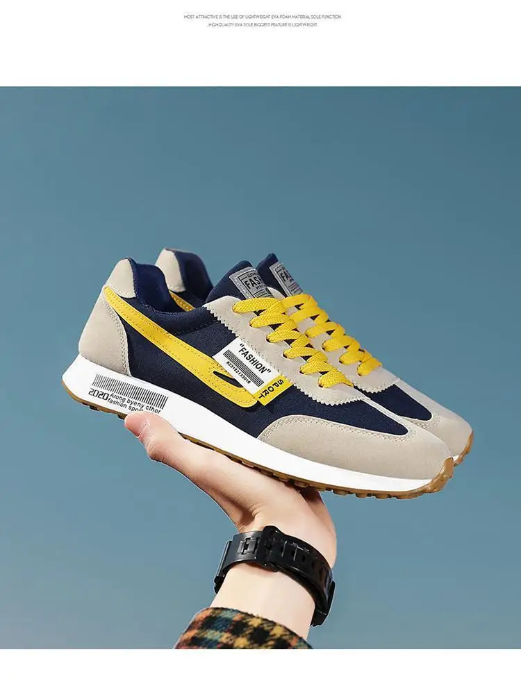 Männer Kausalen Licht Mode Turnschuhe Mann Herbst Neue Spitze-up Wohnungen Im Freien Mesh Atmungsaktive Casual Schuhe Zapatillas De hombre