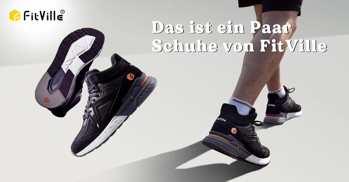 FitVille Herren-High-Top-Basketballschuhe, verbreitert, leicht, lässig, atmungsaktiv, für männliche geschwollene Füße, lindert Schmerzen