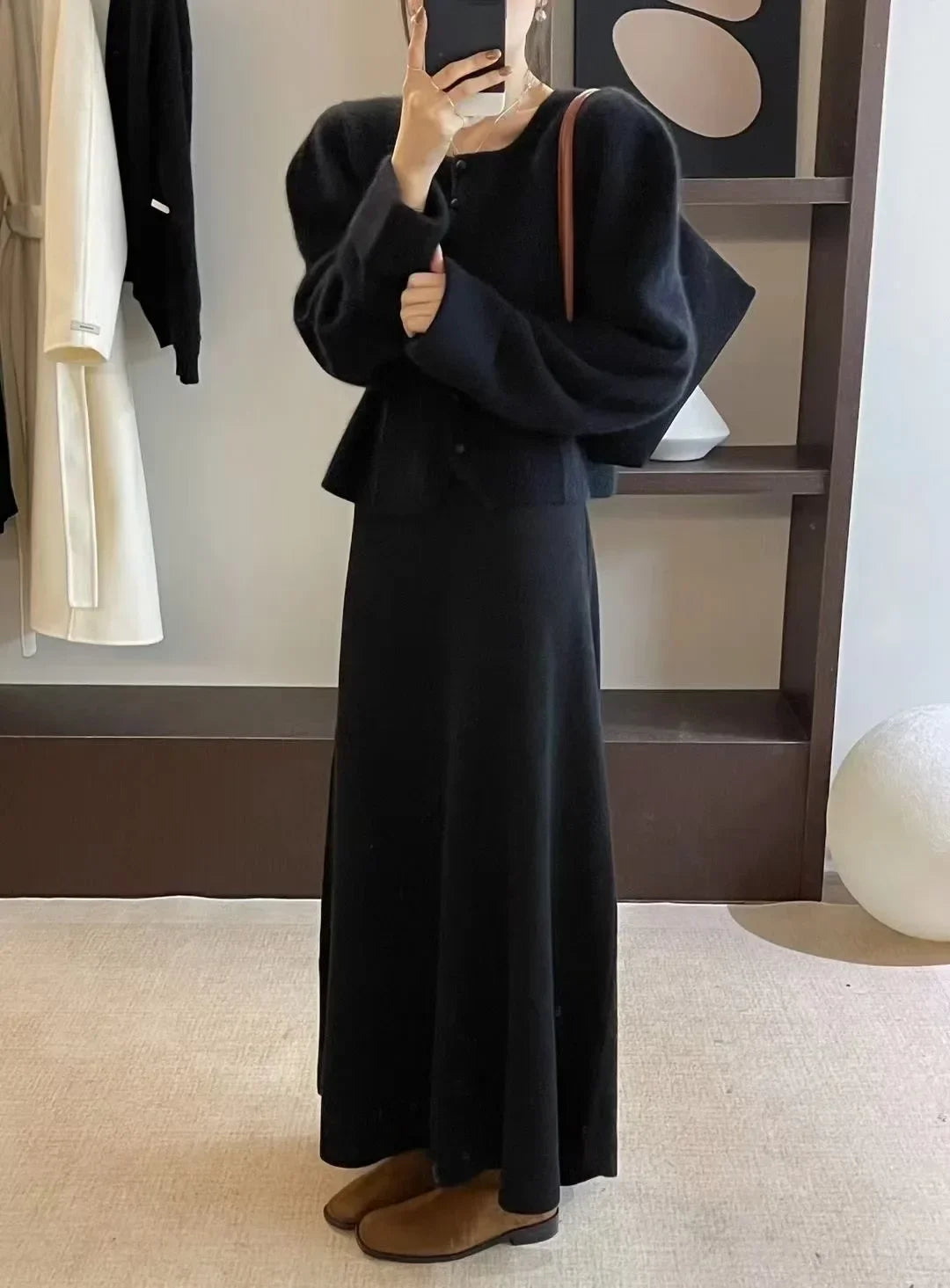 2024 Korean Version of Pure Wool, Super Big Swing Length~ Super Good Quality Big Swing Skirt~